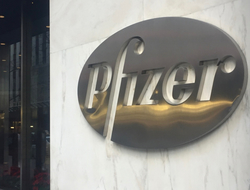 Pfizer logo sign Pfizer sign