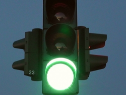 Green traffic light Green traffic light