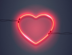 Neon heart Neon heart