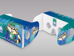 Unofficial Cardboard's Google Cardboard VR viewer branded for Palmetto Hospital Unofficial Cardboard's Google Cardboard VR viewer