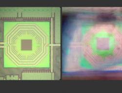 Quantum sensor resides on silicon chip Quantum sensor resides on silicon chip