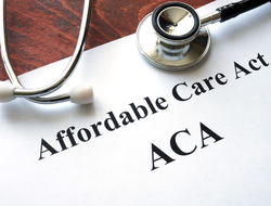 Affordable Care Act Document titled, Affordable Care Act