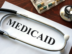 Medicaid (Credit: Getty/designer491) Medicaid on paper and a stethoscope