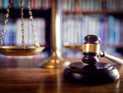 Court case / gavel / law justice scales and gavel