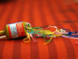 Party pooper sad party popper