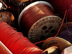 Copper wire spools copper wiring legacy networks