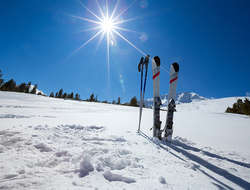 skis // Photo by LuckyBusiness/iStock/Getty Images Plus/Getty Images skis