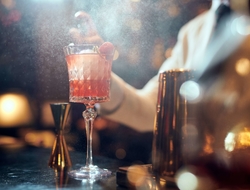 The Duchess' Hourglass cocktail at the Milestone Hotel The Duchess' Hourglass cocktail