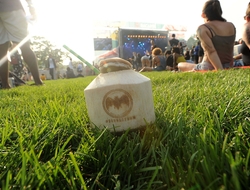 Governors Ball Punch at BACARDÍ Stage in branded coconut BACARDÍ Stage Governors Ball Punch in branded coconut