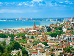 Puerto Vallarta Mexico Getty A high view over Puerto Vallarta Bay