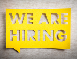 We are hiring sign Hiring sign