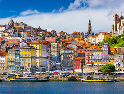 Porto, Portugal // Photo by SeanPavonePhoto/iStock/Getty Images Plus/Getty Images A view from the water of Porto's Old Town