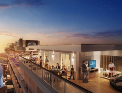 Sky Princess Sky Suite A rendering of the new Sky Suites