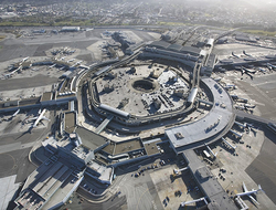 San Francisco Airport Getty Aerial view of San Francisco Airport