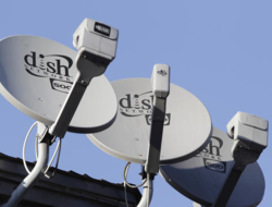 Dish Network satellite dishes on rooftop - 800 px - CORRECTED Dish Network satellite dishes on rooftop