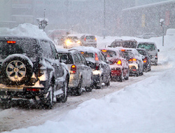 Blizzard on the Road Credit MarianVejcik iStock Getty Images Plus Getty Images Blizzard on the Road