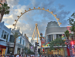 High Roller Ground shot of the High Roller, at The LINQ Promenade